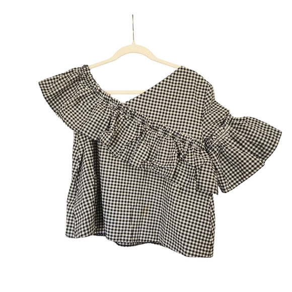 Top Shop Ruffle Top 6 - Picture 4 of 8